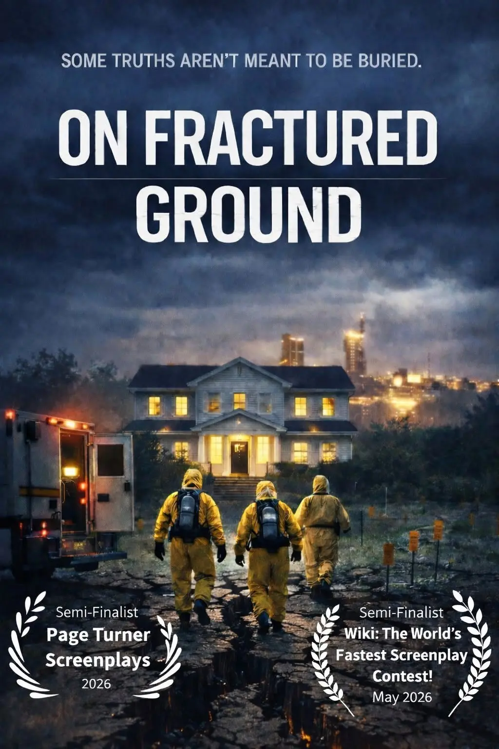 On Fractured Ground screenplay poster